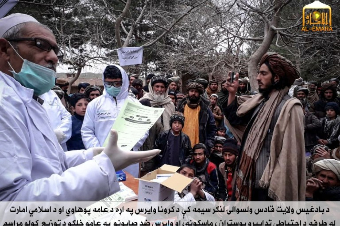 Taliban anti-epidemic declarations and measures, Mar 22-Apr 04, 2020